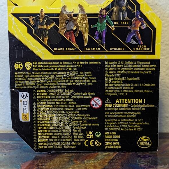 DC Comics - Black Adam - Cyclone - 4" Action Figure - Spin Master New Rare - Picture 5 of 5